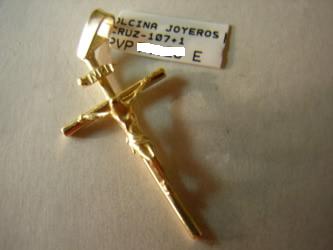 cruz oro plata